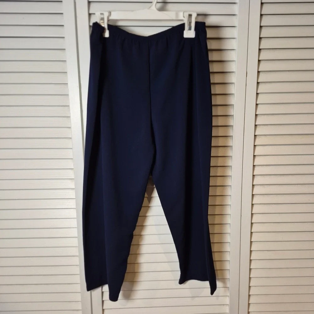Vtg Mimi Kids Dragon Embroidered Asian Outfit Set‎ Navy Blue Top Pants Sz 10 Y2K